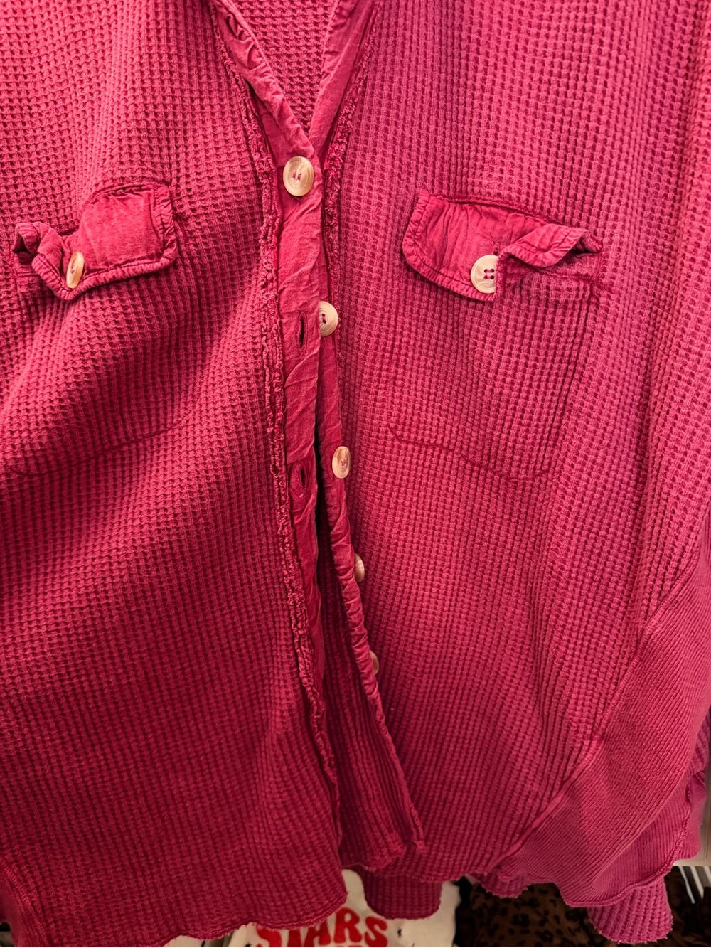 Free people scout jacket/shirt Deep Raspberry - Picture 2 of 4